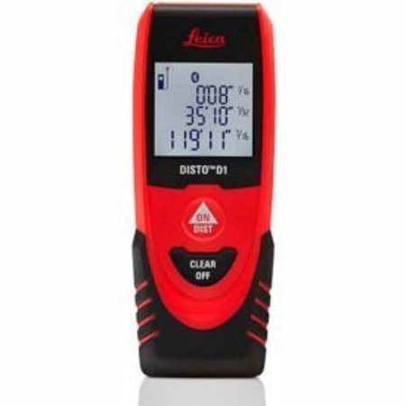 LEICA GEOSYSTEMS Leica DISTO„¢ D1 Handheld Laser Distance Meter, 846805 846805